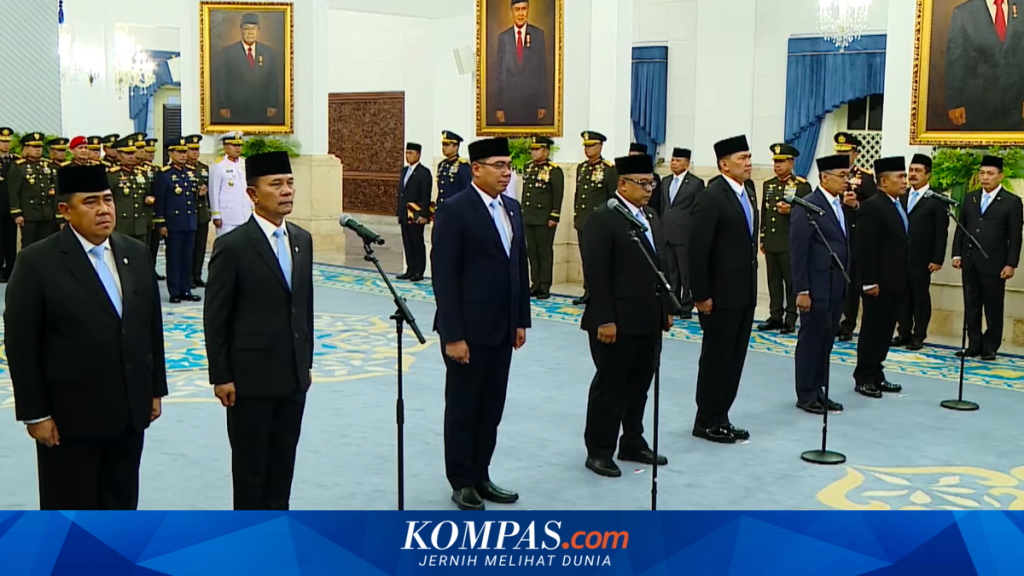 BREAKING NEWS: Prabowo Lantik 7 Pejabat, Ada Kepala BNPB hingga Wamenhan